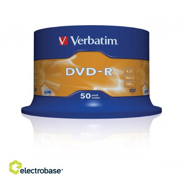 DVD-R 4.7GB 16X/SCRATCH RESISTANT 50ER SPINDEL image 2