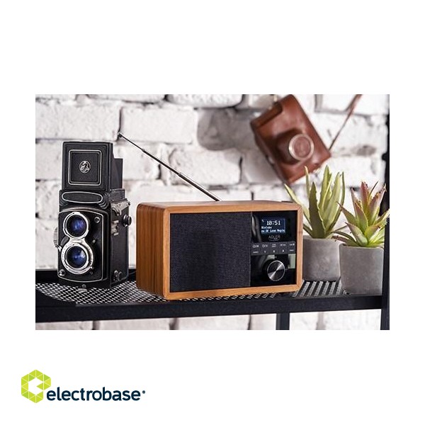 Adler AD 1184 radio Portable Digital Black, Wood image 5