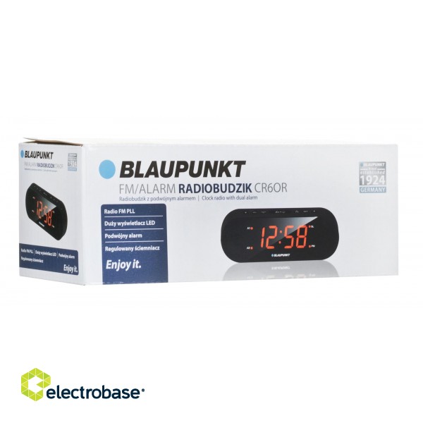 Blaupunkt Radiobudzik CR6OR- Digital alarm clock Black image 8