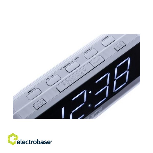 Camry CR 1156 Digital alarm clock Black,Grey paveikslėlis 4