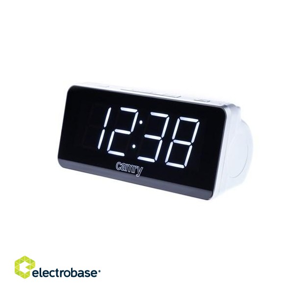 Camry CR 1156 Digital alarm clock Black,Grey image 2