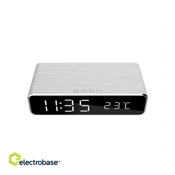 Gembird DAC-WPC-01 alarm clock Digital alarm clock Black paveikslėlis 5