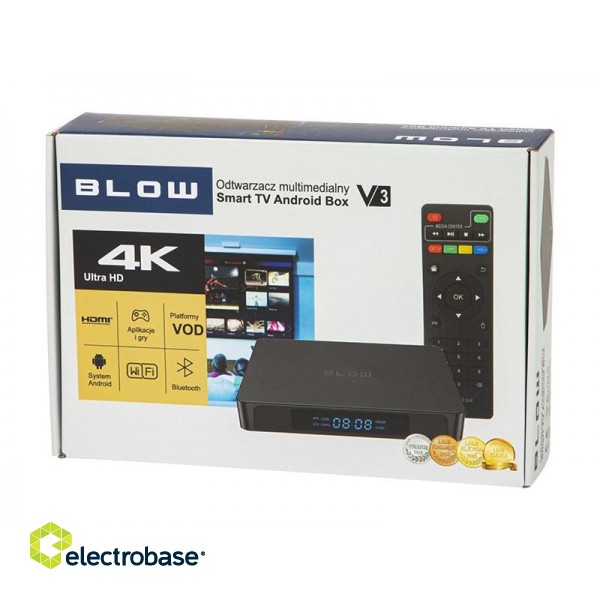 BLOW 77-303# Smart TV box Black 4K Ultra HD 16 GB Wi-Fi Ethernet LAN image 3