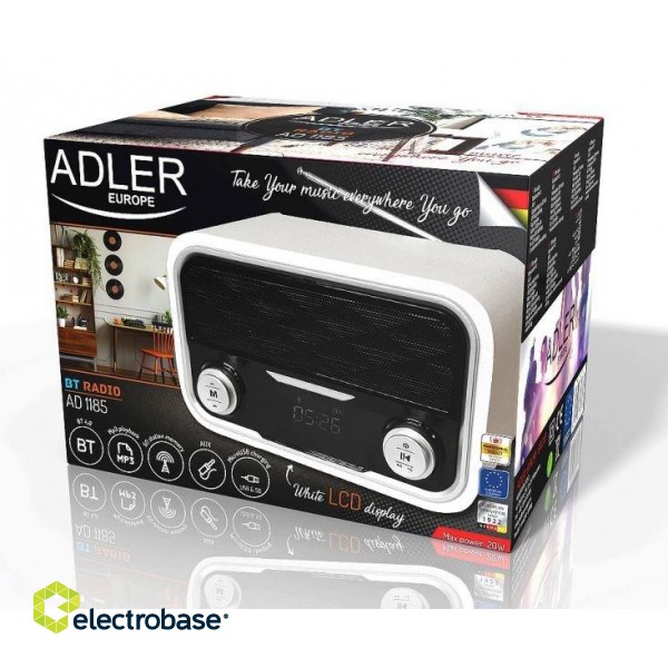 Adler AD 1185 radio Portable White image 4