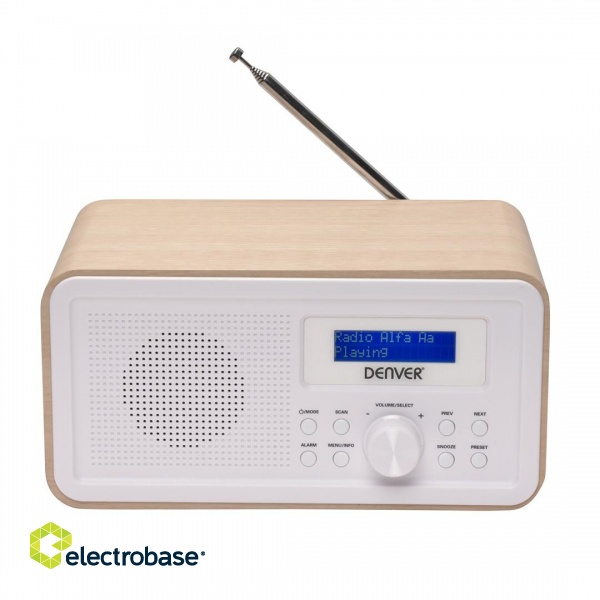 Denver DAB-30LIGHTWOOD radio Personal Digital Wood фото 4