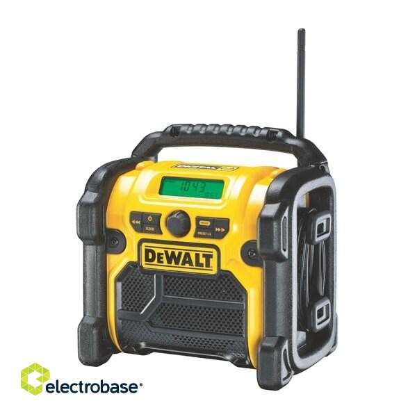 DeWALT DCR020-QW radio Portable Digital Black, Yellow image 1