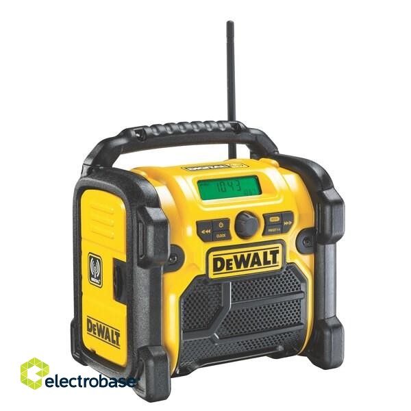 DeWALT DCR020-QW radio Portable Digital Black, Yellow image 4