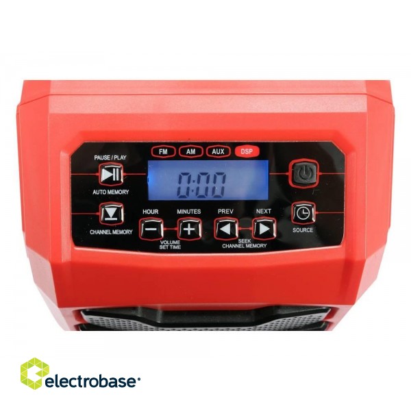 YATO BATTERY AND MAINS RADIO 18V WITHOUT BATTERY AND CHARGER image 4