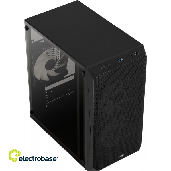 Aerocool CS107V2 computer case Mini Tower Black image 8