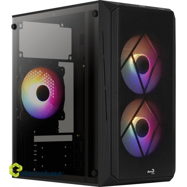 Aerocool CS107V2 computer case Mini Tower Black image 1