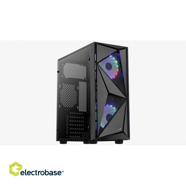 Aerocool Glider Cosmo-A-BK-v2 Midi Tower Black фото 6