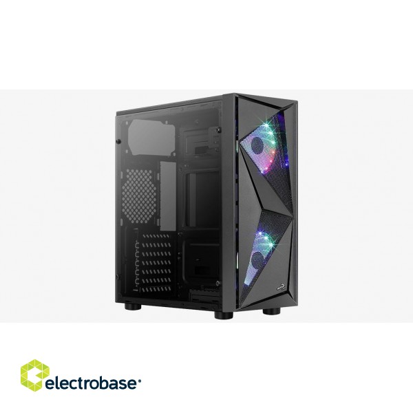 Aerocool Glider Cosmo-A-BK-v2 Midi Tower Black фото 2