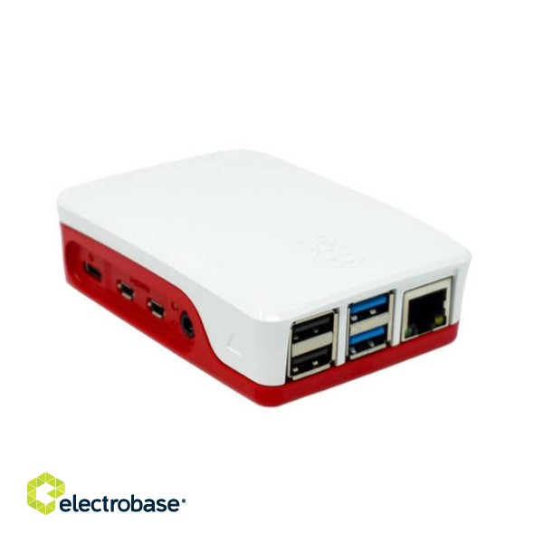 Case for Raspberry Pi 5 Red/White фото 2