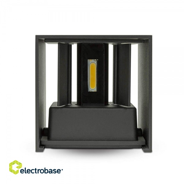 LED wall luminaire V-TAC VT-759-B 5W IP65 3000K 700lm (SKU 217078) Black image 3