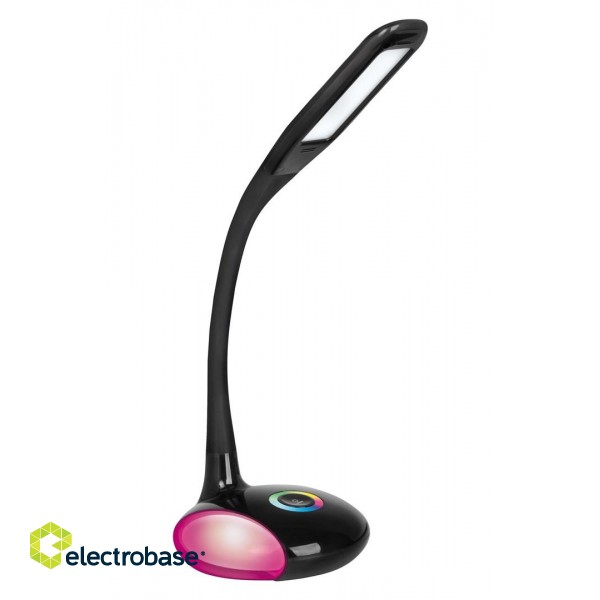 Activejet LED desk lamp VENUS BLACK with RGB base image 3