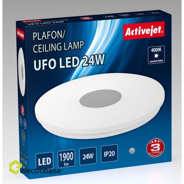 Modern LED ceiling plafond Activejet UFO LED 24W фото 2