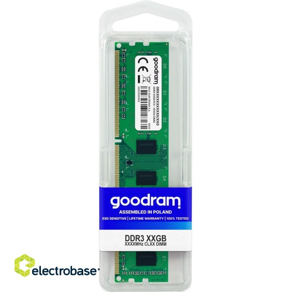 Goodram 4GB DDR3 1600MHz memory module paveikslėlis 3