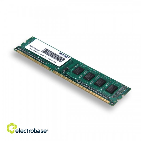 Patriot Memory 4GB PC3-12800 memory module 1 x 4 GB DDR3 1600 MHz paveikslėlis 2