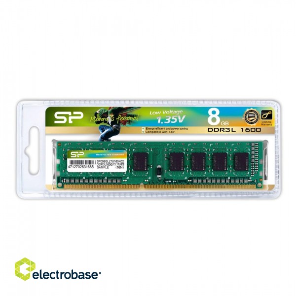 Silicon Power SP008GLLTU160N02 memory module 8 GB 1 x 8 GB DDR3L 1600 MHz image 2
