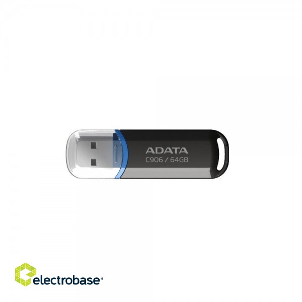ADATA C906 USB flash drive 64 GB USB Type-A 2.0 Black фото 3