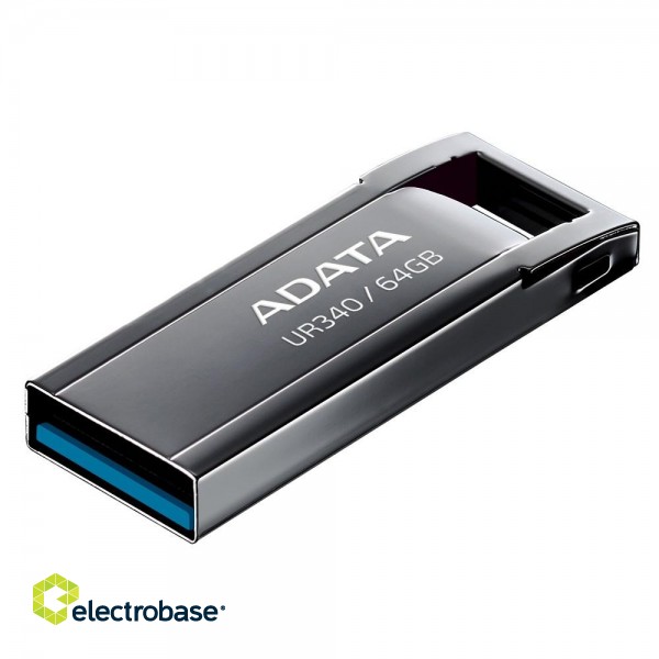 ADATA UR340 USB flash drive 64 GB USB Type-A 3.2 Gen 2 (3.1 Gen 2) Black paveikslėlis 3