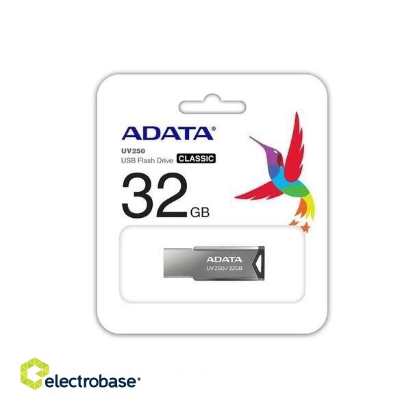 ADATA UV250 USB flash drive 32 GB USB Type-A 2.0 Silver фото 1