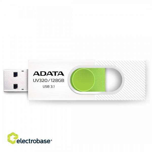 ADATA UV320 USB flash drive 128 GB USB Type-A 3.2 Gen 1 (3.1 Gen 1) Green, White image 2