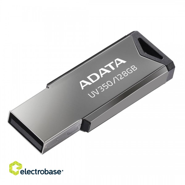 ADATA UV350 USB flash drive 128 GB USB Type-A 3.2 Gen 1 (3.1 Gen 1) Silver image 3