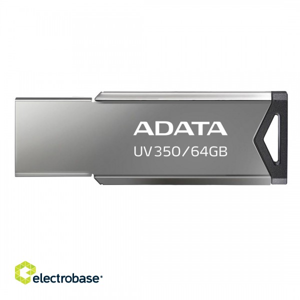 ADATA UV350 USB flash drive 64 GB USB Type-A Grey image 1