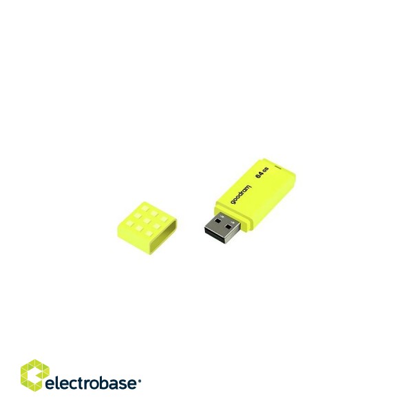 Goodram UME2-0640Y0R1 USB flash drive 64 GB USB Type-A 2.0 Yellow image 1