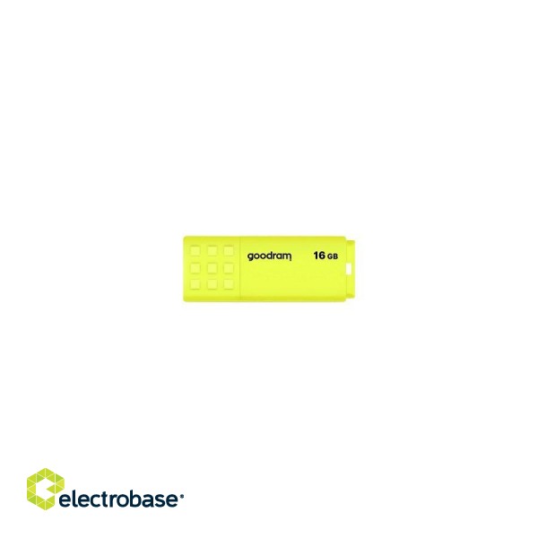 Goodram UME2 16GB USB flash drive USB Type-A 2.0 Yellow фото 1