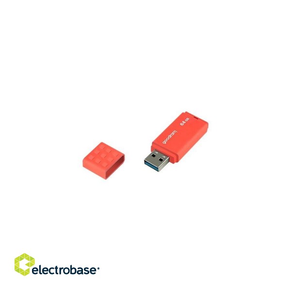 Goodram UME3-0640O0R11 USB flash drive 64 GB USB Type-A 3.2 Gen 1 (3.1 Gen 1) Orange image 3