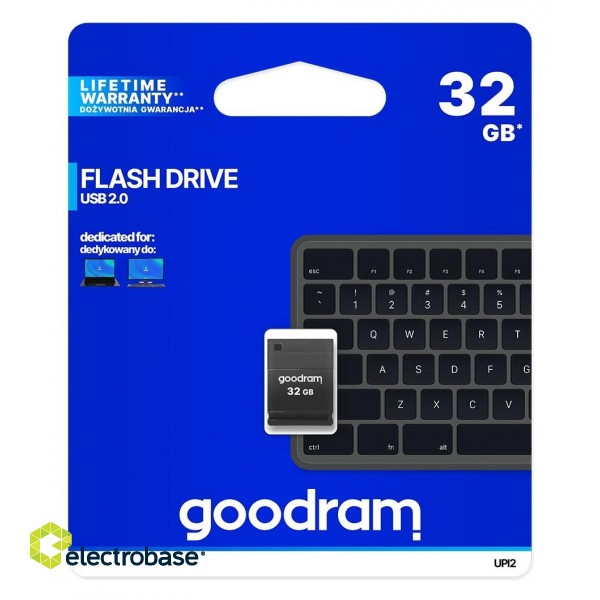 Goodram UPI2 USB flash drive 32 GB USB Type-A 2.0 Black image 4