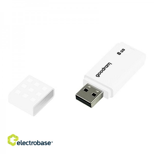 Goodram USB flash drive UME2 8 GB USB Type-A 2.0 White paveikslėlis 4