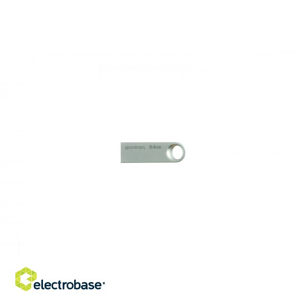 Goodram USB UNO3-0640S0R11 USB flash drive 64 GB USB Type-A 3.2 Gen 1 (3.1 Gen 1) Silver image 1