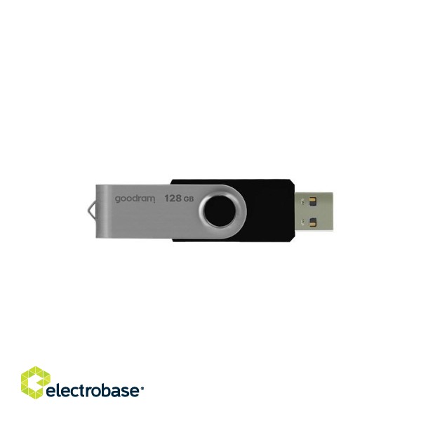 Goodram UTS2-1280K0R11 USB flash drive 128 GB USB Type-A 2.0 Black,Silver image 4