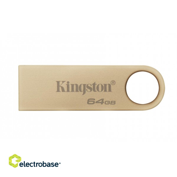 Kingston Technology DataTraveler 64GB 220MB/s Metal USB 3.2 Gen 1 SE9 G3 фото 1