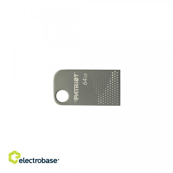 Patriot FLASHDRIVE Tab300 64GB USB 3.2 120MB/s, mini, aluminium, silver image 1