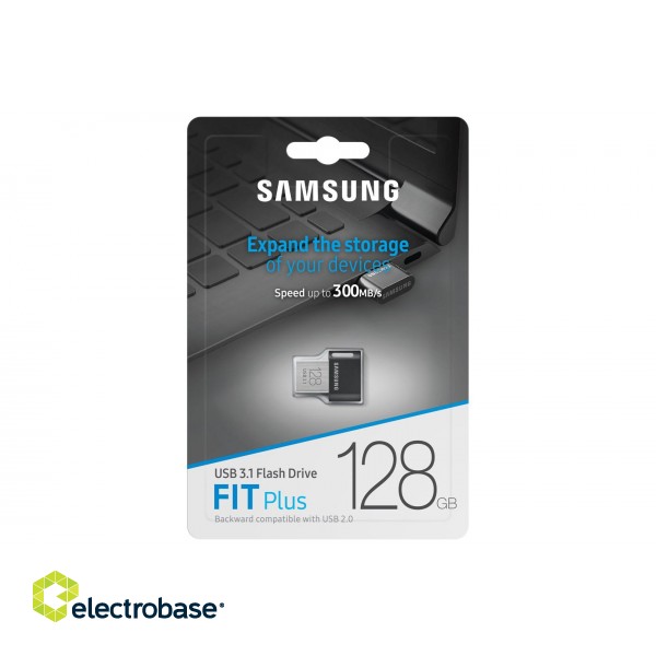 Samsung MUF-128AB USB flash drive 128 GB USB Type-A 3.2 Gen 1 (3.1 Gen 1) Grey, Silver image 3