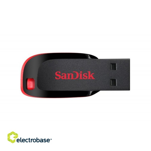 SanDisk Cruzer Blade USB flash drive 128 GB USB Type-A 2.0 Black, Red paveikslėlis 7
