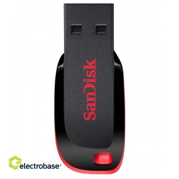 SanDisk Cruzer Blade USB flash drive 32 GB USB Type-A 2.0 Black, Red image 1