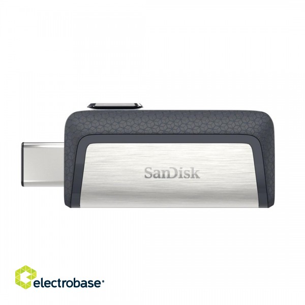 SanDisk Ultra Dual Drive 256 GB USB flash drive USB Type-A / USB Type-C 3.2 Gen 1 (3.1 Gen 1) Grey, Silver paveikslėlis 2