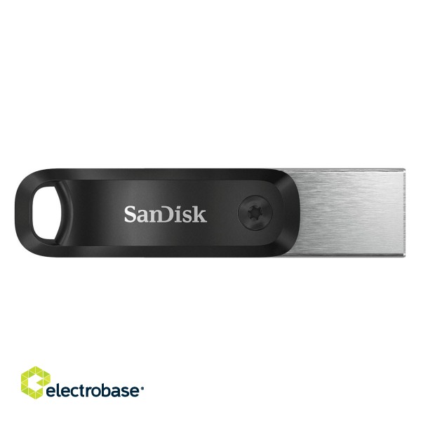 SanDisk iXpand USB flash drive 64 GB USB Type-A / Lightning 3.2 Gen 2 (3.1 Gen 2) Black, Silver фото 4