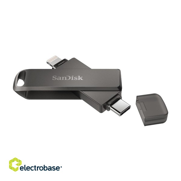 SanDisk iXpand USB flash drive 128 GB USB Type-C / Lightning 3.2 Gen 1 (3.1 Gen 1) Black image 1