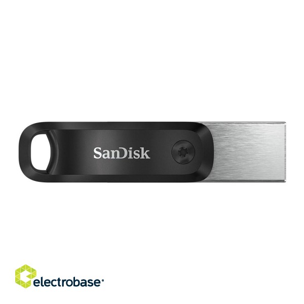 SanDisk SDIX60N-128G-GN6NE USB flash drive 128 GB 3.2 Gen 1 (3.1 Gen 1) Grey, Silver image 2
