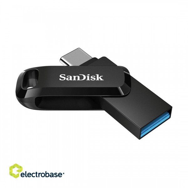SanDisk Ultra Dual Drive Go USB flash drive 256 GB USB Type-A / USB Type-C 3.2 Gen 1 (3.1 Gen 1) Black paveikslėlis 3