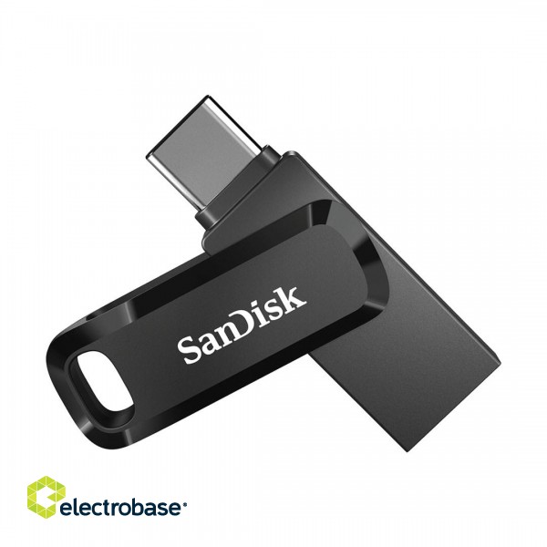 SanDisk Ultra Dual Drive Go USB flash drive 256 GB USB Type-A / USB Type-C 3.2 Gen 1 (3.1 Gen 1) Black paveikslėlis 1