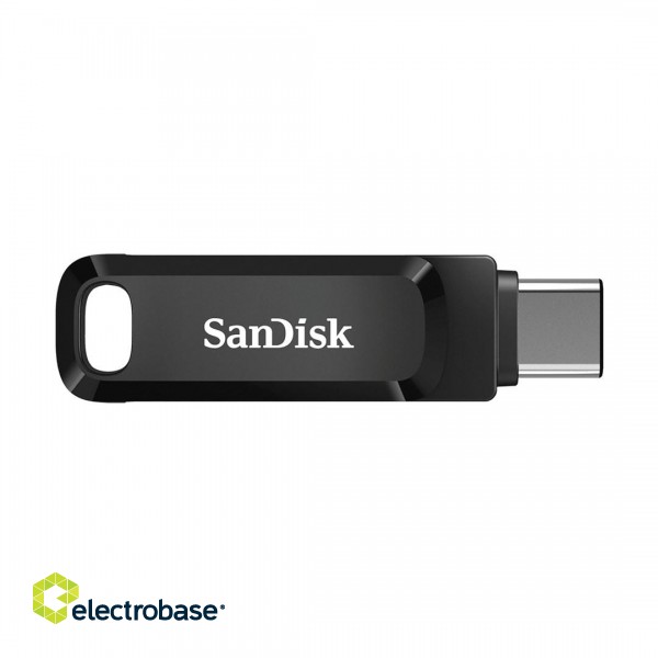 SanDisk Ultra Dual Drive Go USB flash drive 64 GB USB Type-A / USB Type-C 3.2 Gen 1 (3.1 Gen 1) Black image 2