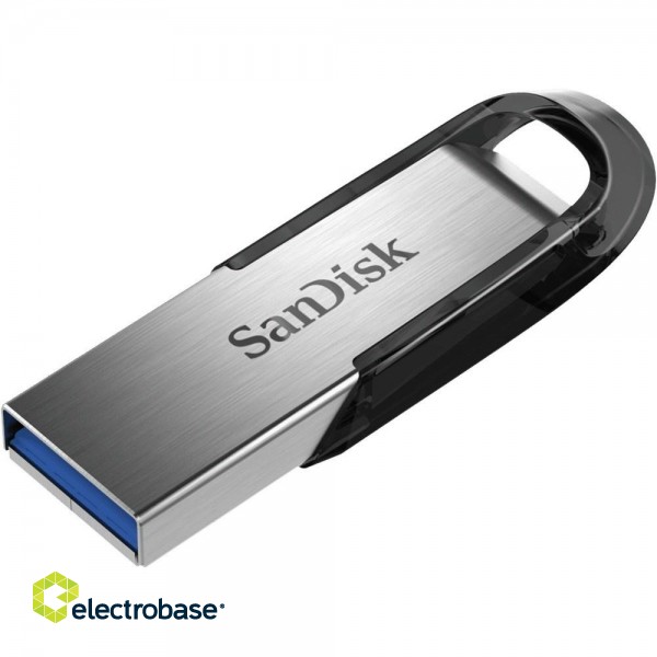 SanDisk ULTRA FLAIR USB flash drive 128 GB USB Type-A 3.2 Gen 1 (3.1 Gen 1) Black, Silver image 1