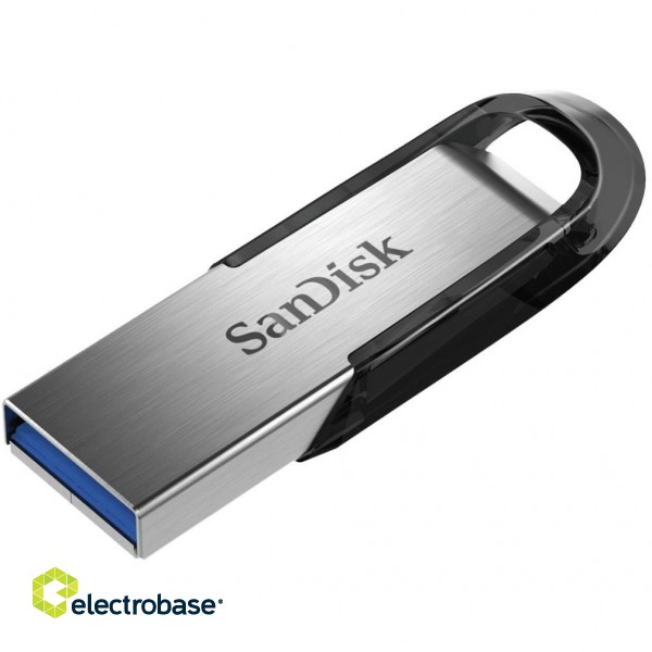 SanDisk Ultra Flair USB flash drive 32 GB USB Type-A 3.2 Gen 1 (3.1 Gen 1) Black, Stainless steel image 1